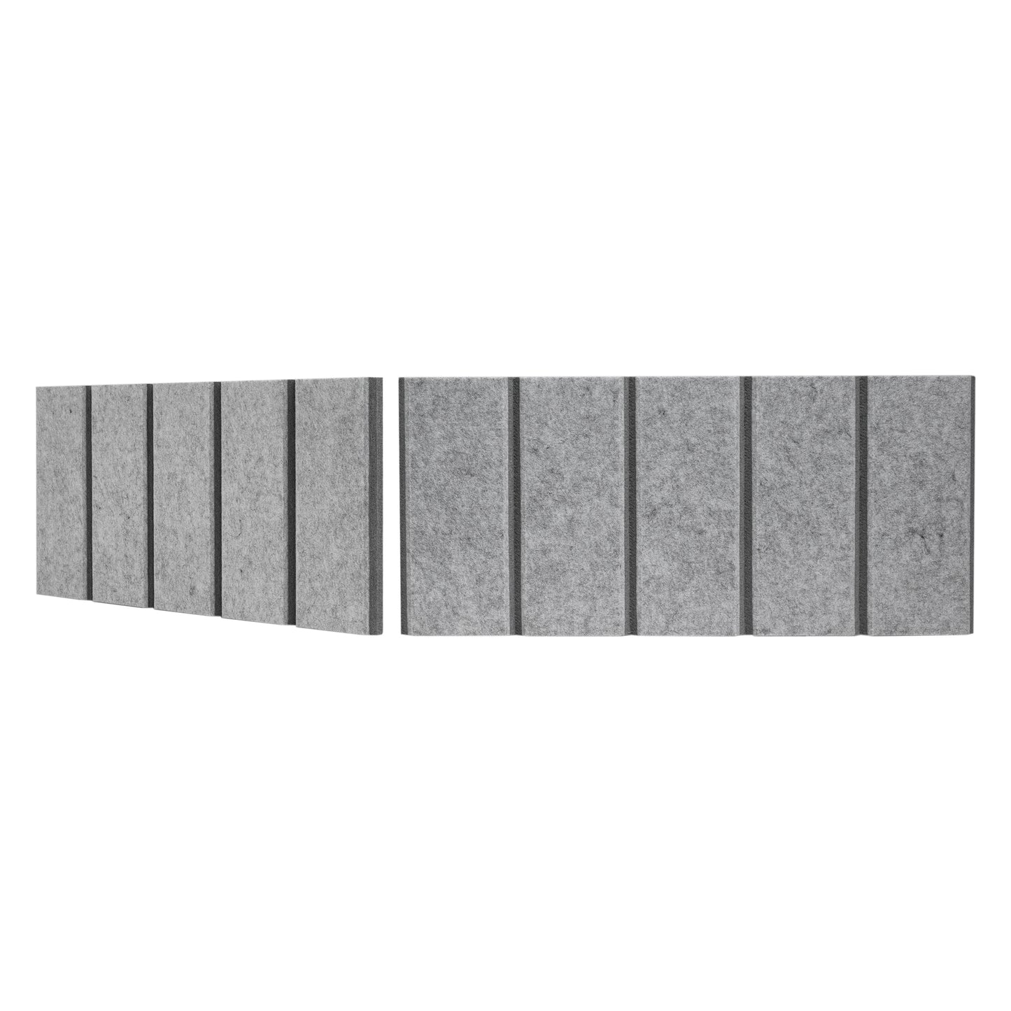 4" Vertical bevels - 2 Tone - Acoustic Wallcovering