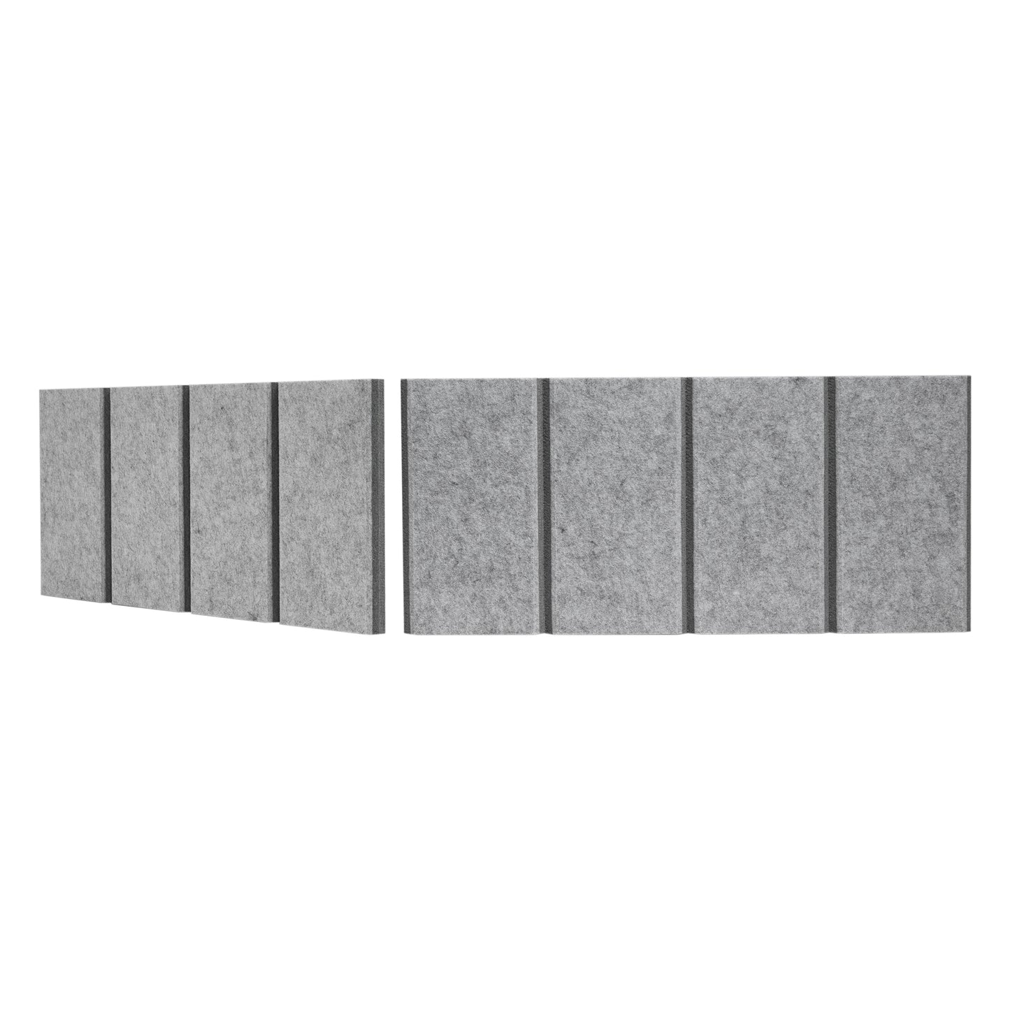 5" Vertical bevels - 2 Tone - Acoustic Wallcovering