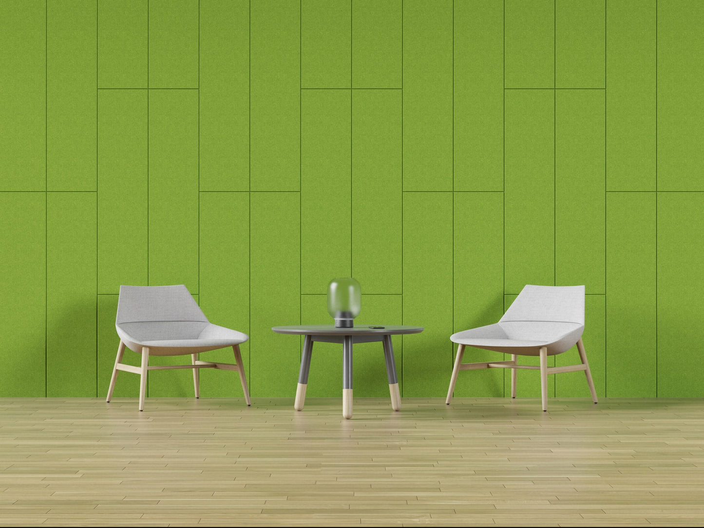 4x9 Acoustic Wall Covering - Beveled Rectangles