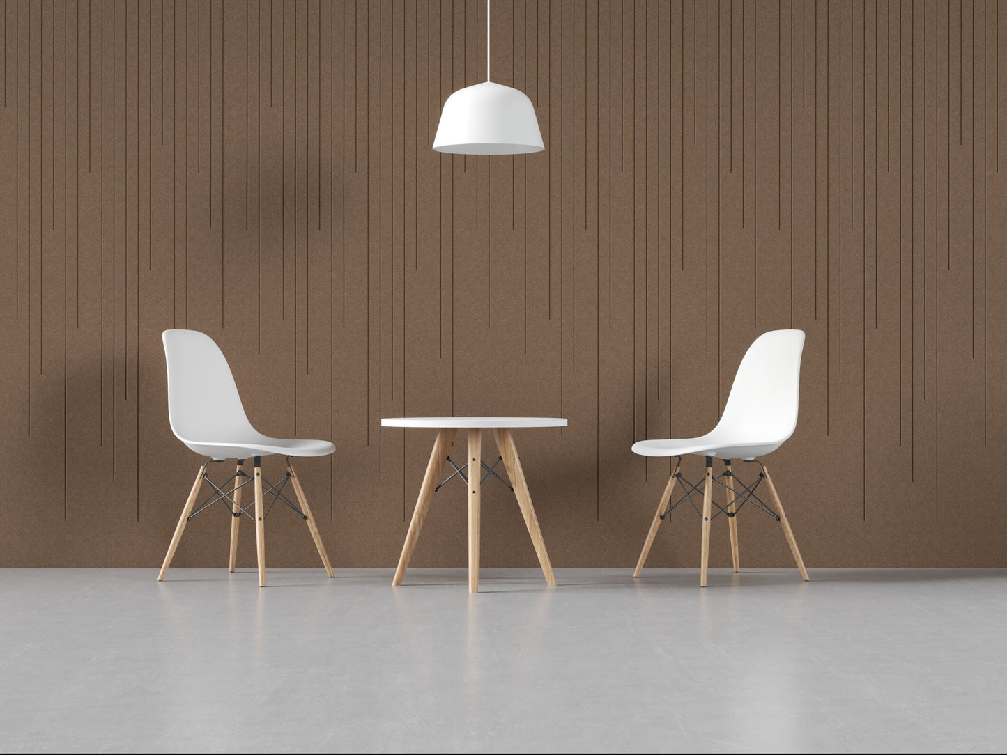 4x9 Acoustic Wall Covering - Dripping Lines