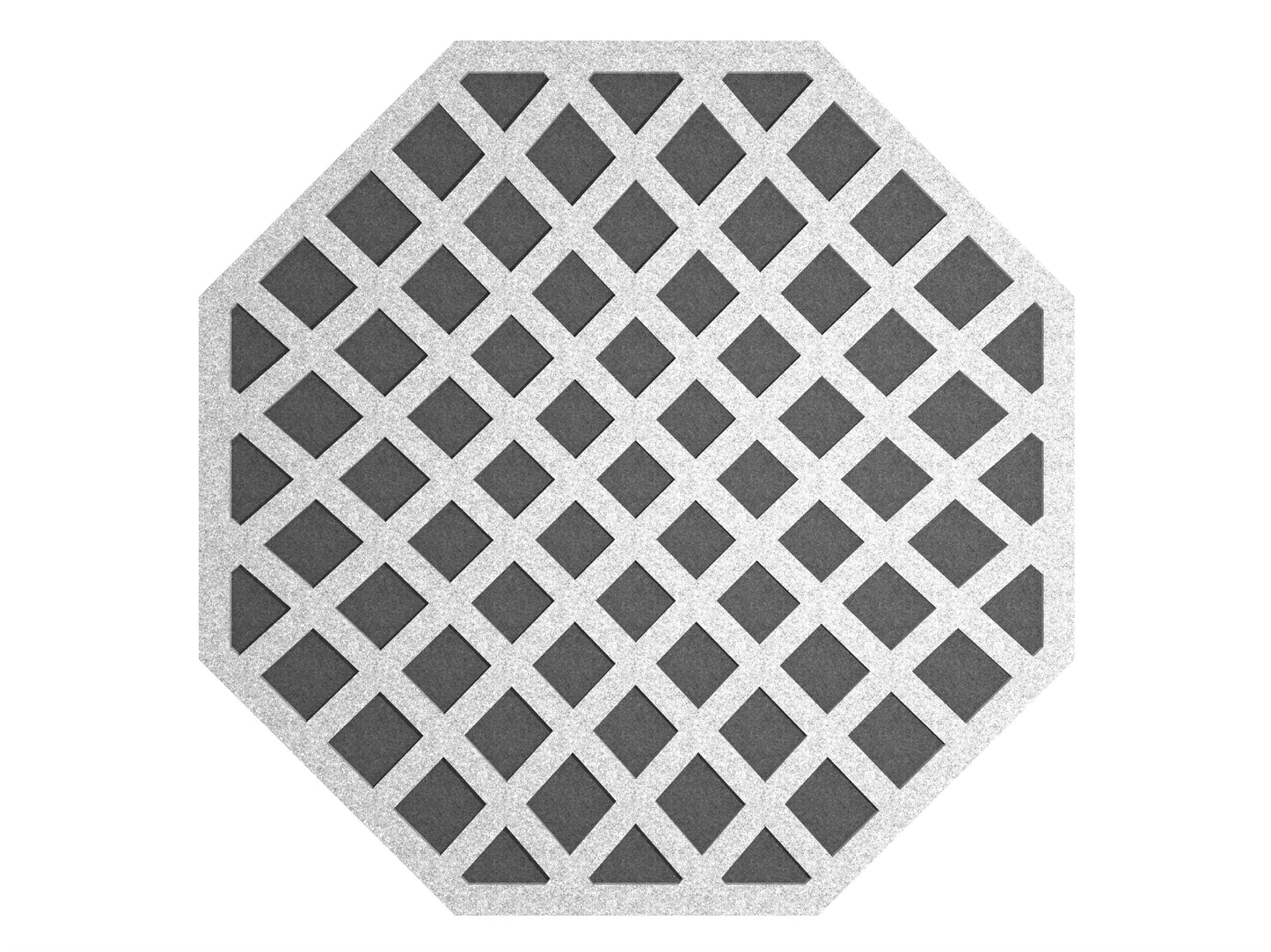 Acoustic Medallion Ceiling Cloud - Pulled Squares