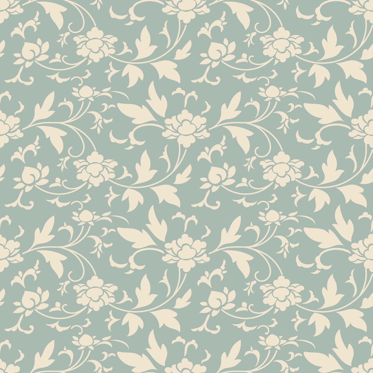 4x4 Printed Acoustic Wall Panel - Floral W44005