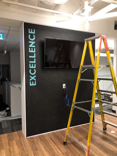 Case Study - Custom Cut Tackable Panels with Paint Reveal