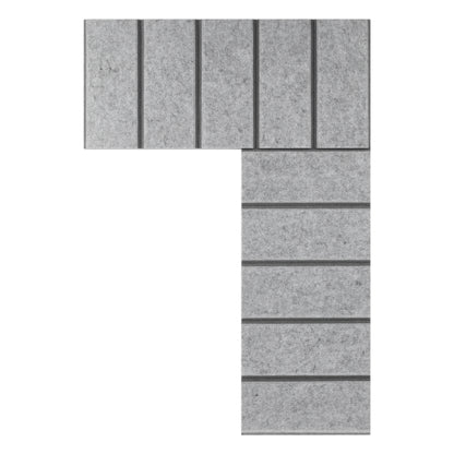 4" O.C Bevel Tile - 2 Tone - 2 Sides Beveled