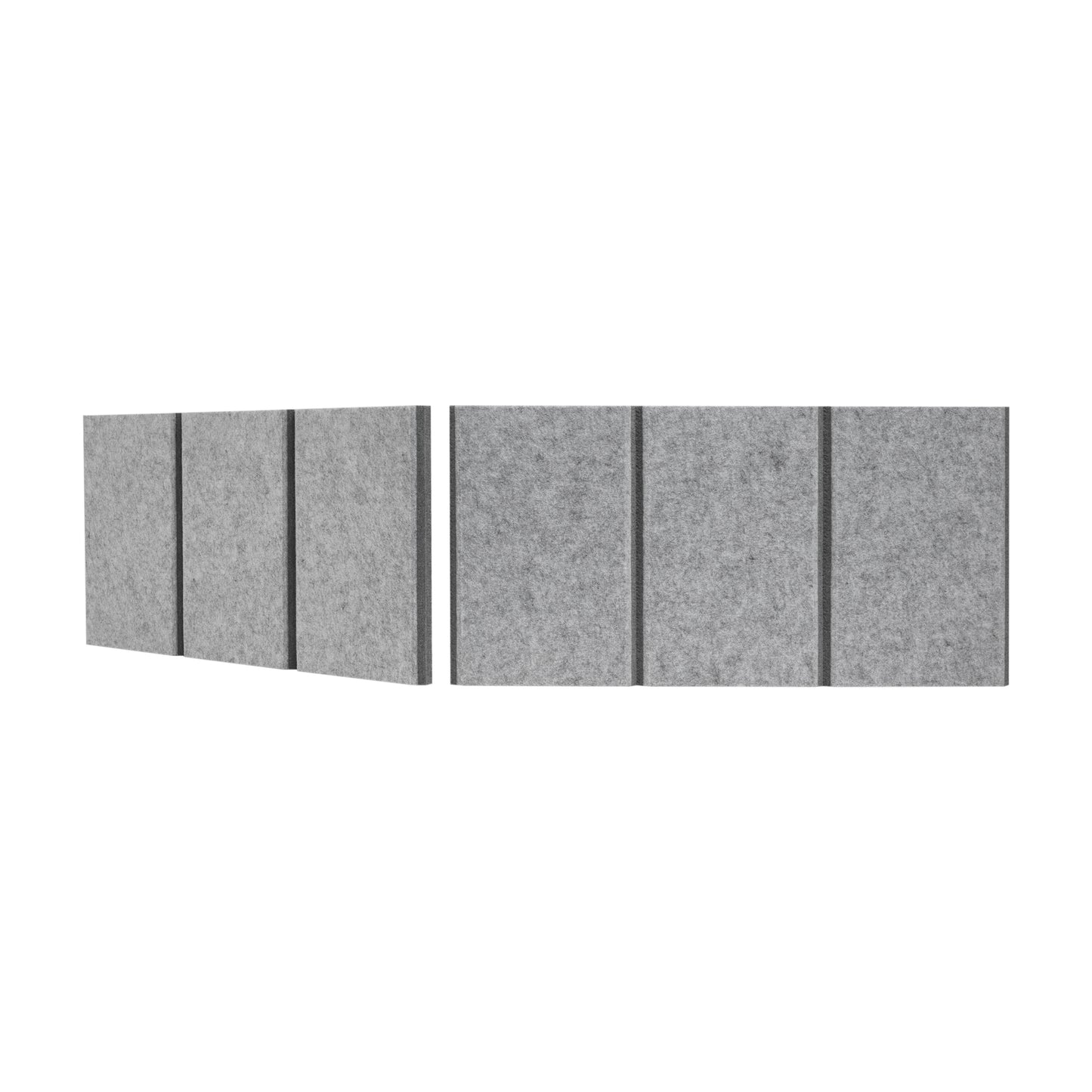 6" Vertical bevels - 2 Tone - Acoustic Wallcovering