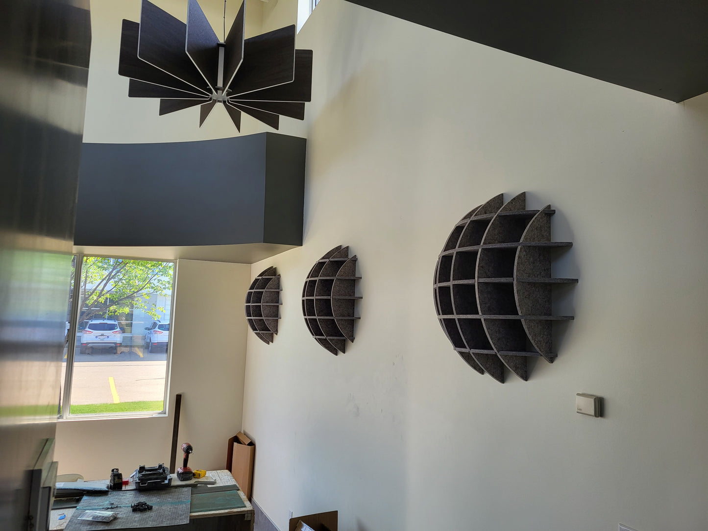 Acoustic 3D Wall Panel - Dome Diffuser 60"x60"x10"