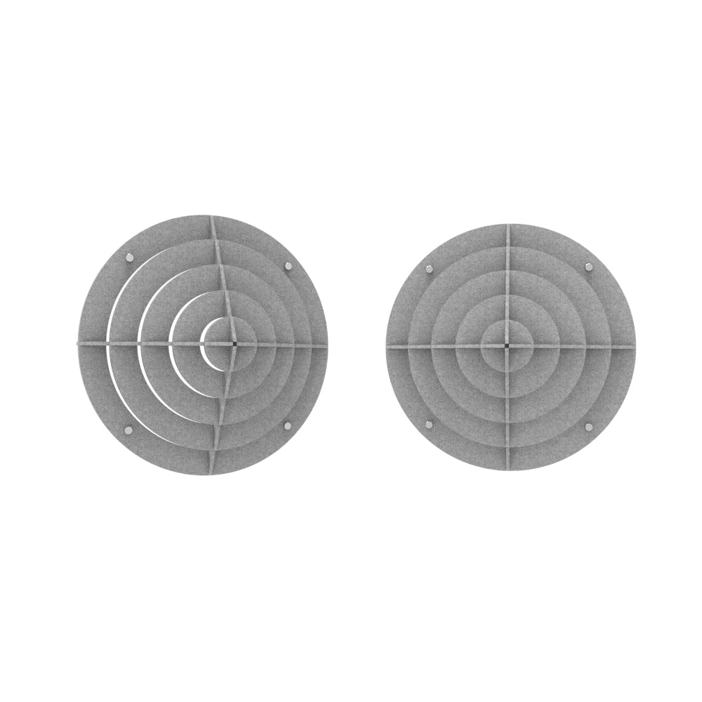 Wall Panel Diffuser Acoustic 3D Wall Panel - Circle Diffuser – The Quiet Room USA Inc.