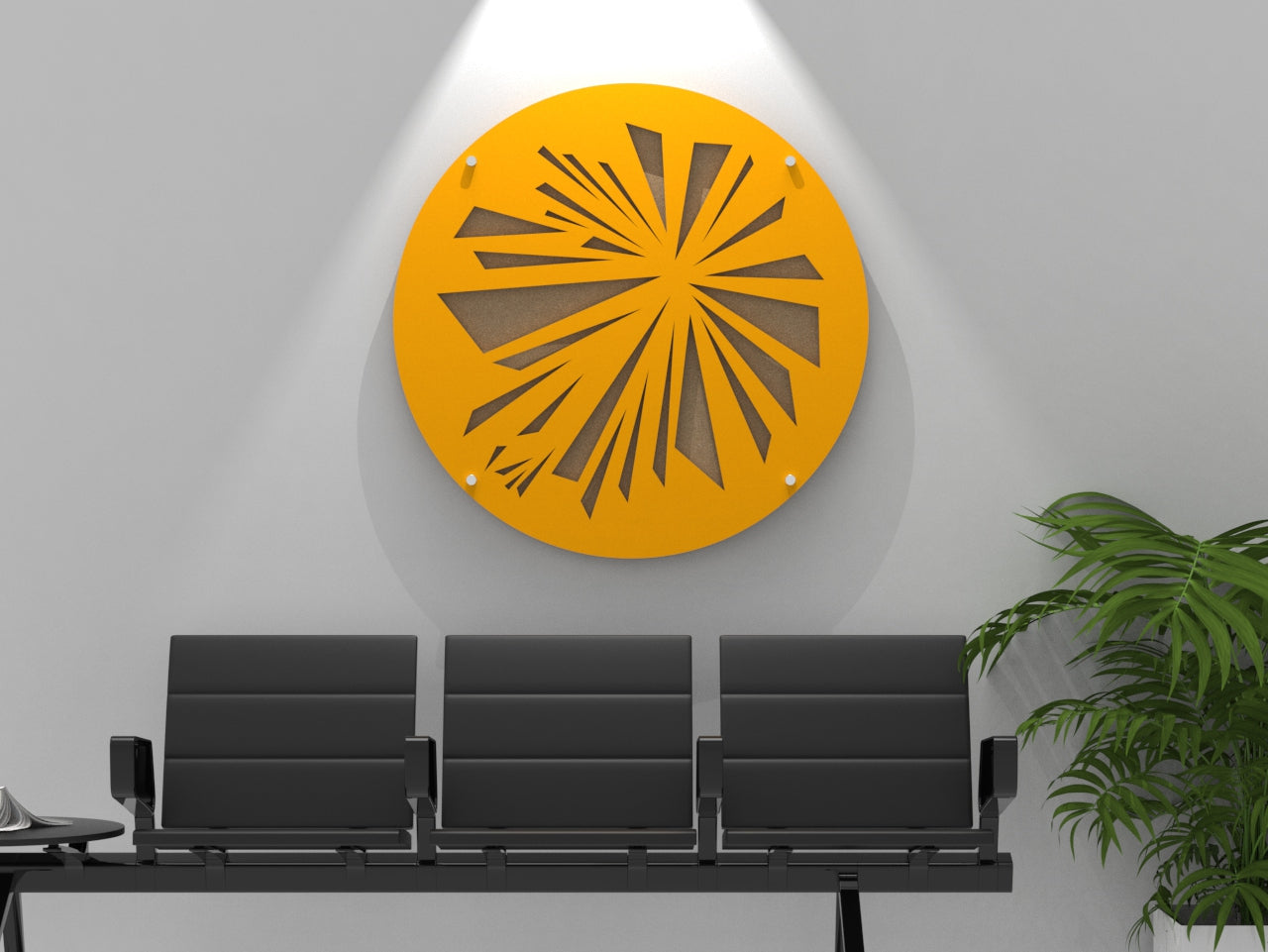 Acoustic Medallion Wall Panel - Blam