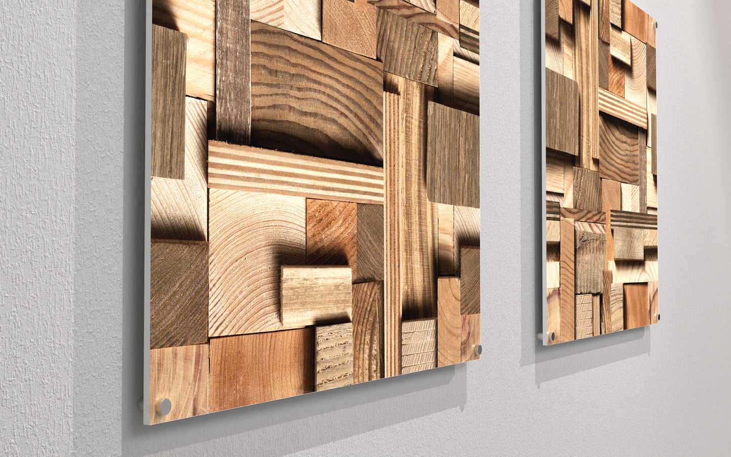 4x4 Printed Acoustic Wall Panel - Wood W44002