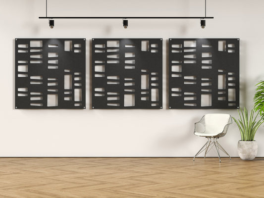 4x4 Acoustic Wall Panel - Abandoned Fence