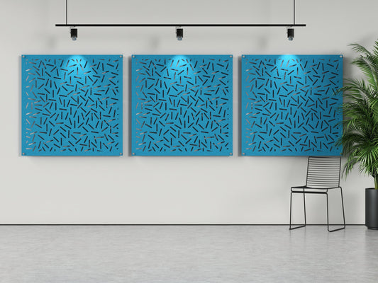 4x4 Acoustic Wall Panel - Frost