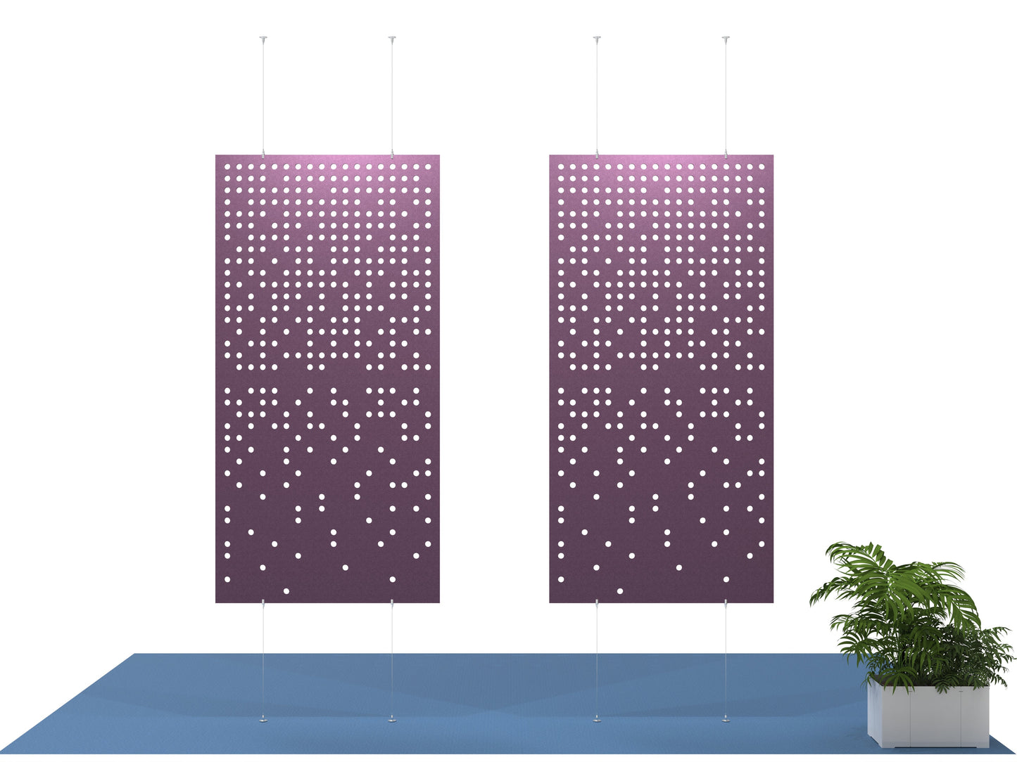 4x8 Acoustic Room Divider - Melting Horizon