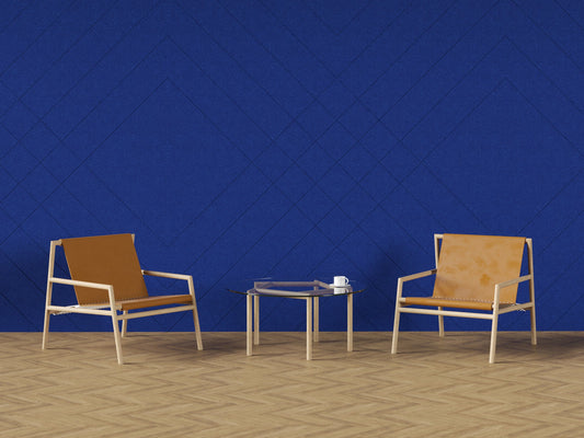 4x9 Acoustic Wall Covering - Diagonal Bevels