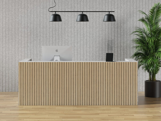 4x9 Acoustic Wall Covering - Vertical Bevels
