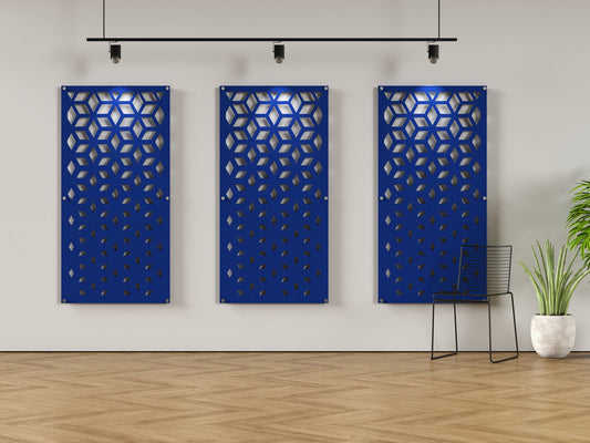 4x8 Acoustic Wall Panel - Trapezoids