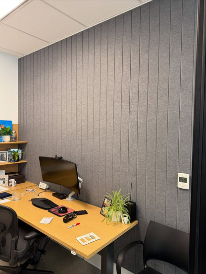 1" Vertical bevels - Acoustic Wallcovering