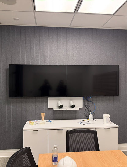 1" Vertical bevels - Acoustic Wallcovering