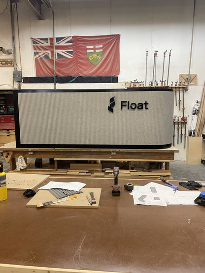 4x8 Acoustic Wall Covering - Beveled Rectangles