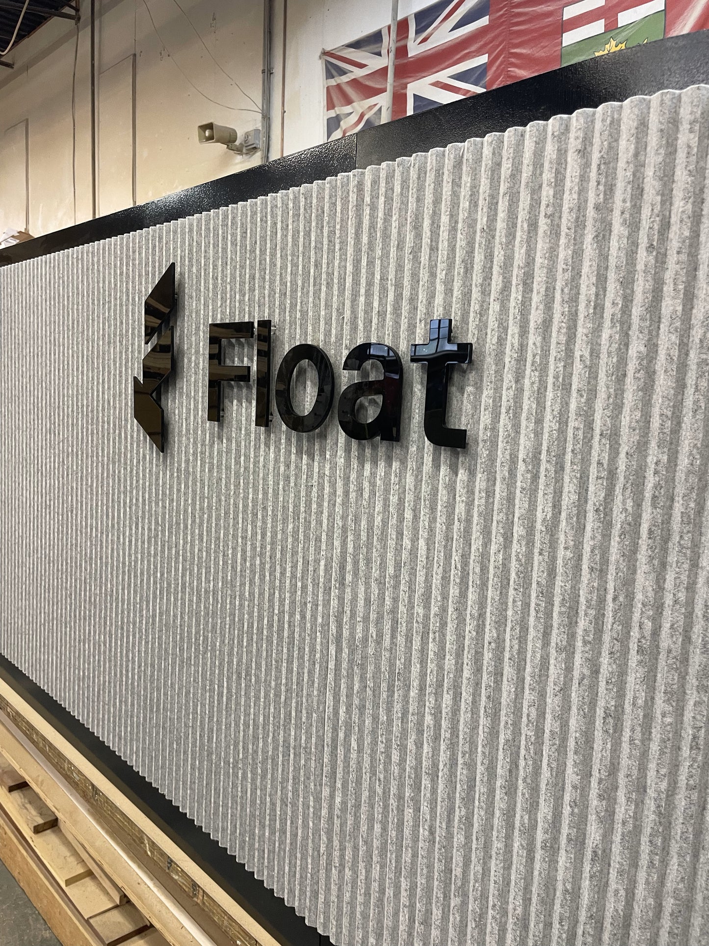 4x8 Acoustic Wall Covering - Beveled Rectangles