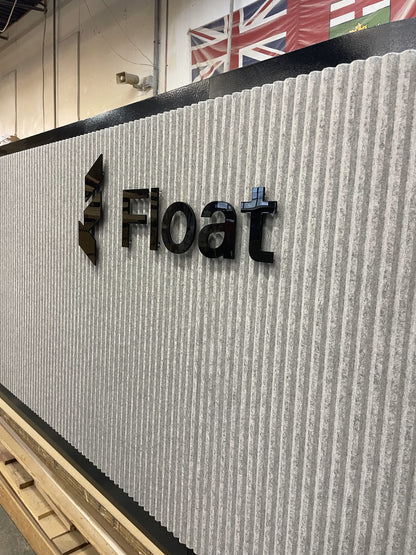 4x8 Acoustic Wall Covering - Beveled Rectangles