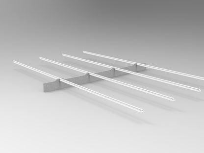 Ceiling Span Blades - Slanted