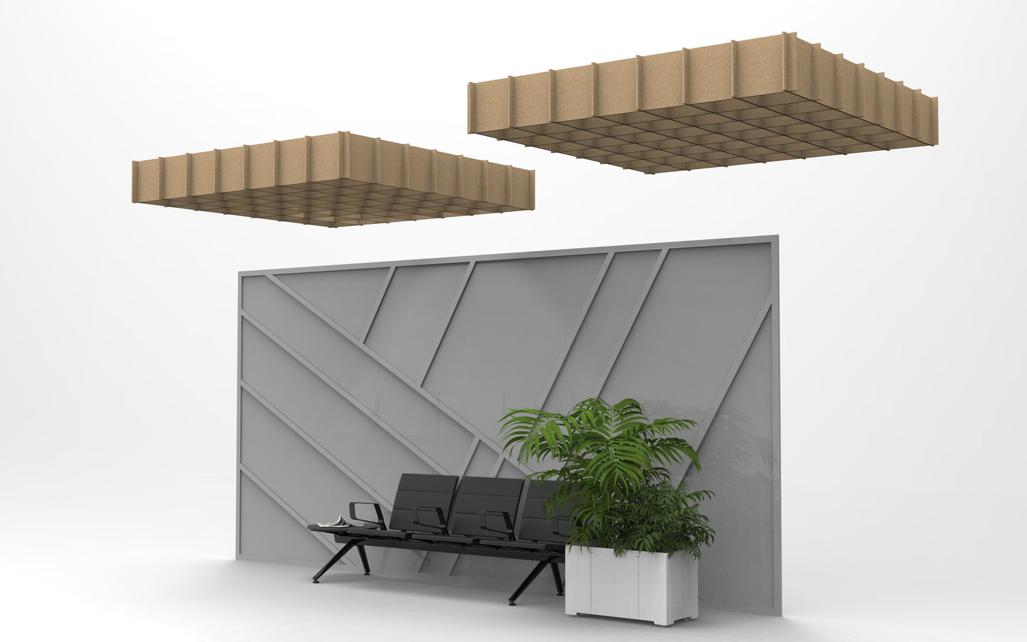 Acoustic Grid 12" High x 8'x8'