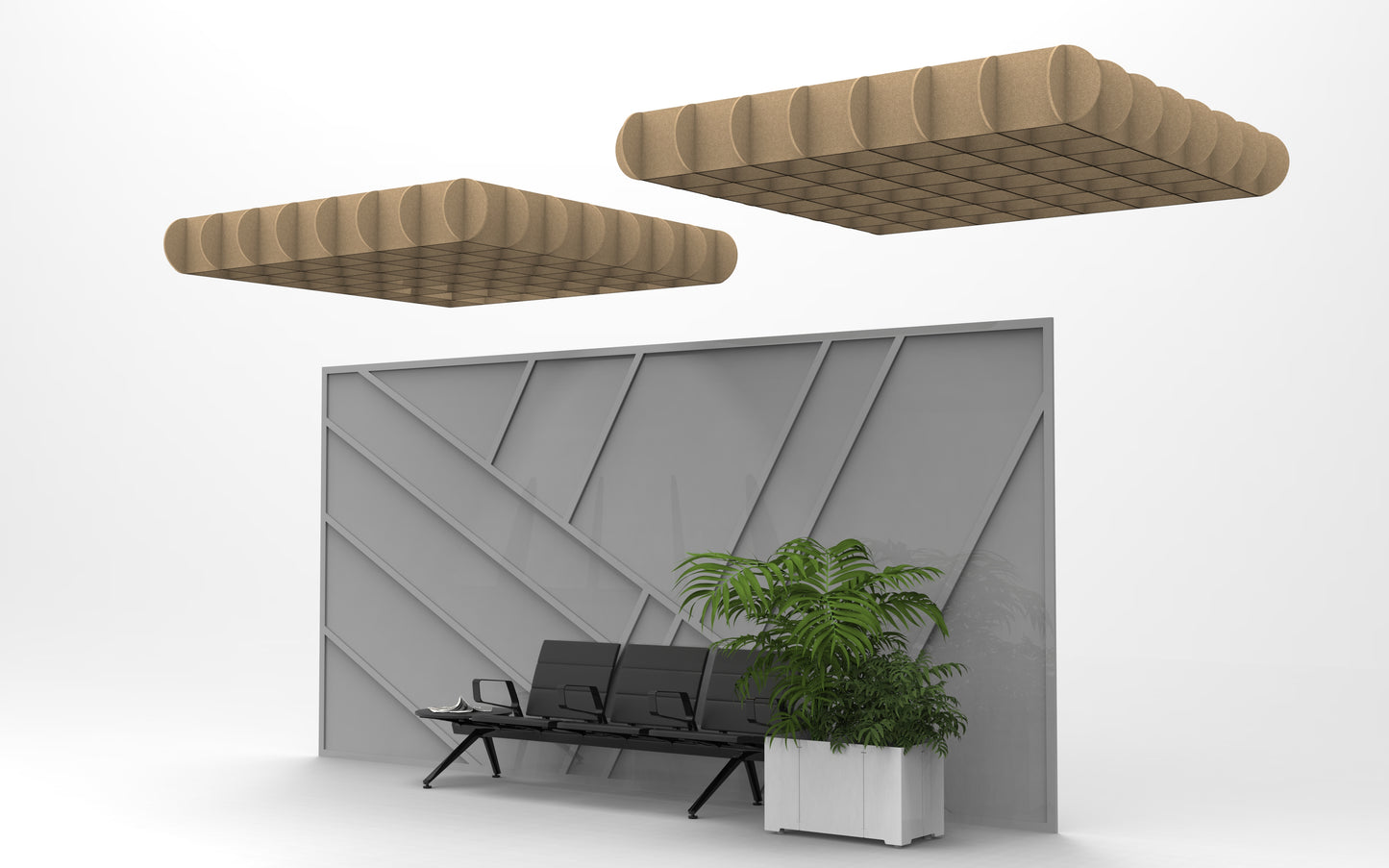 Acoustic Grid 12" High x 8'x8'