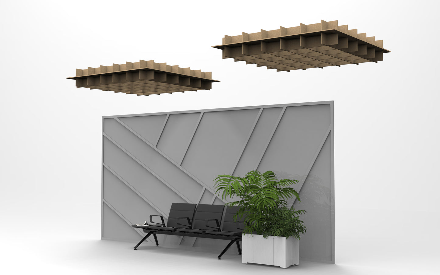 Acoustic Grid 12" High x 6'x6'