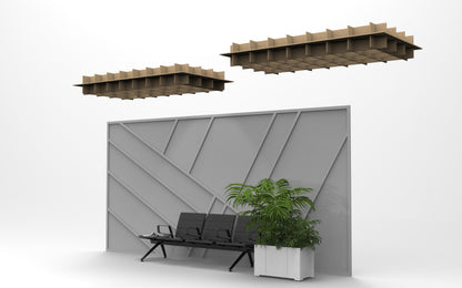 Acoustic Grid 12" High x 4'x8'