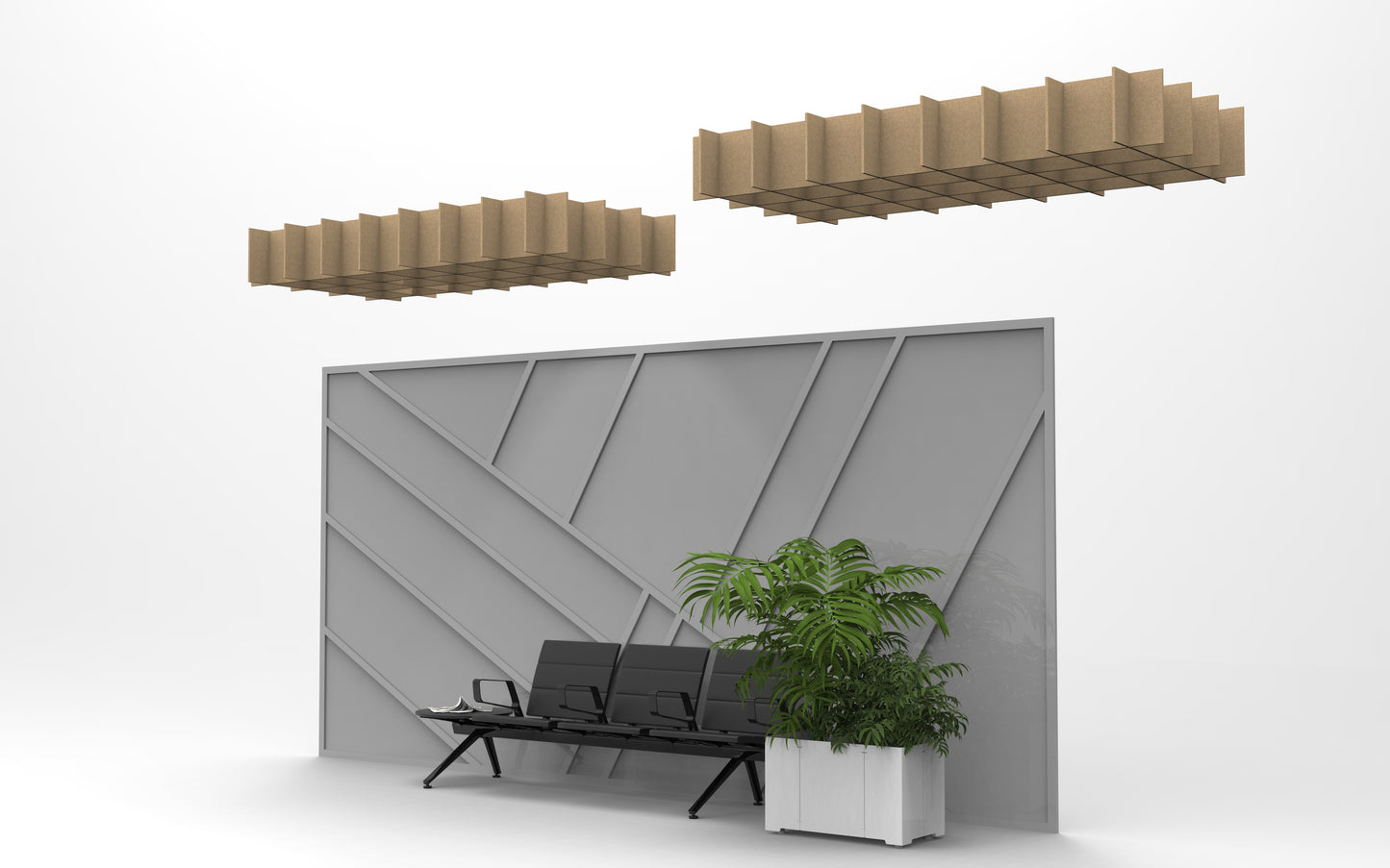 Acoustic Grid 12" High x 4'x8'