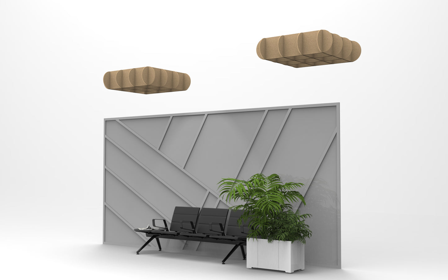 Acoustic Grid 12" High x 4'x4'