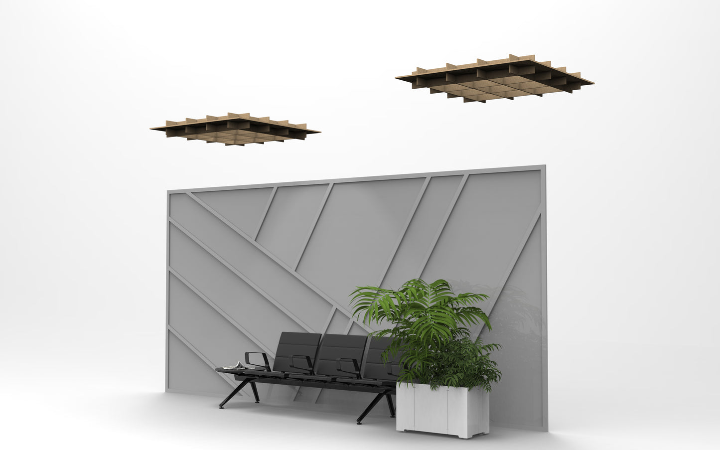 Acoustic Grid 6" High x 4'x4'