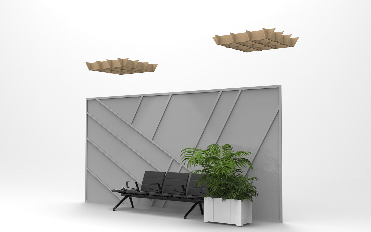 Acoustic Grid 6" High x 4'x4'