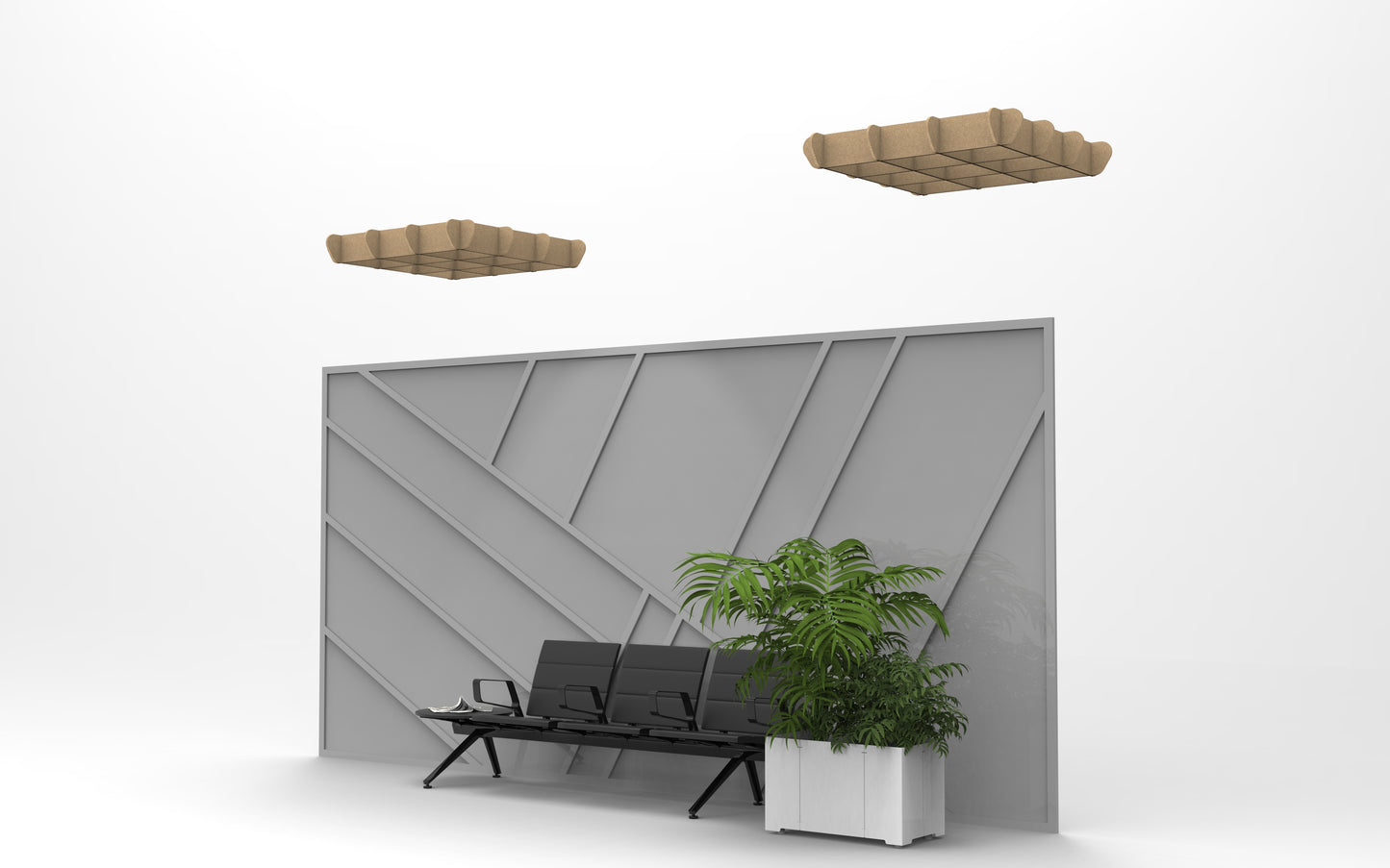 Acoustic Grid 6" High x 4'x4'