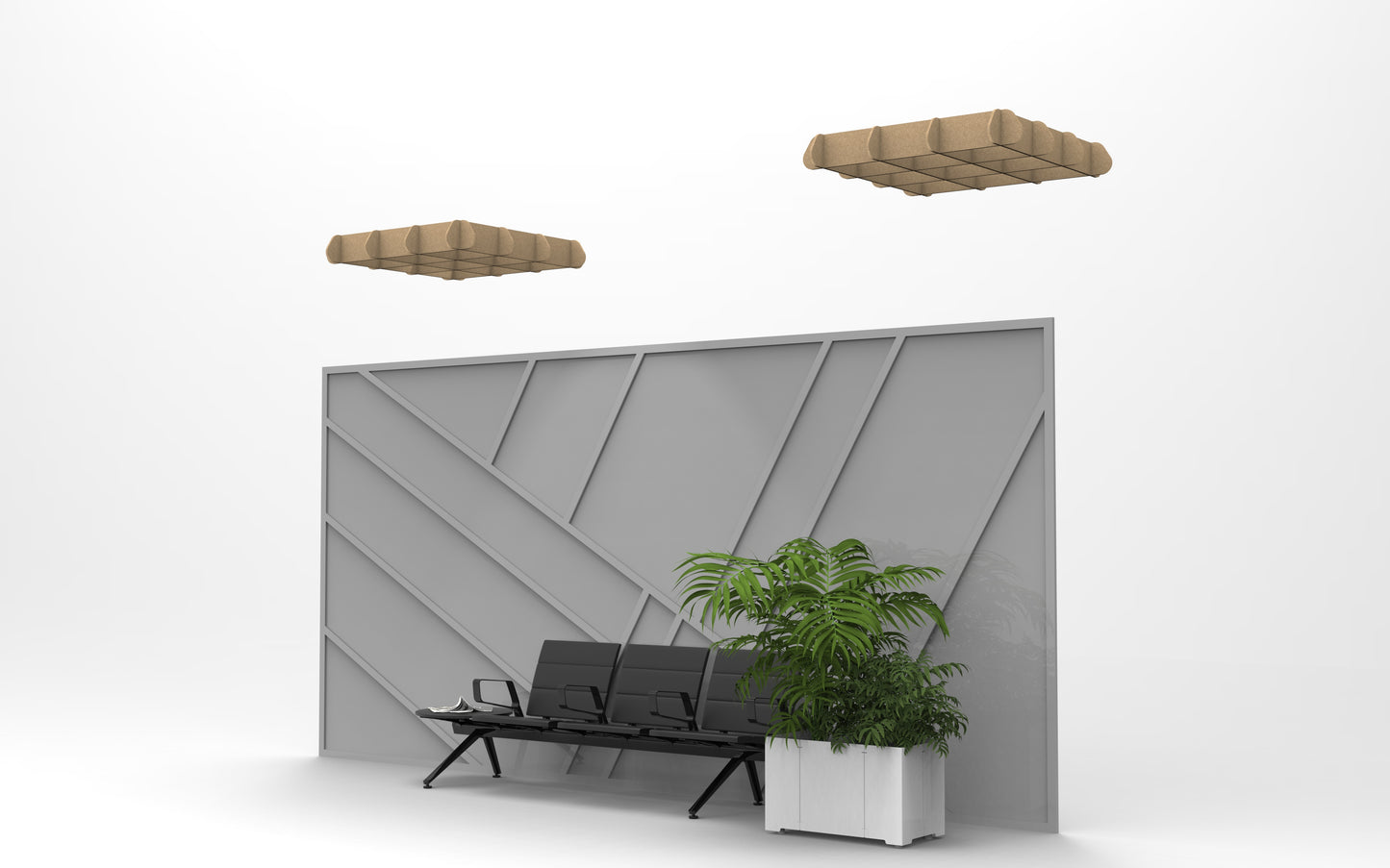 Acoustic Grid 6" High x 4'x4'