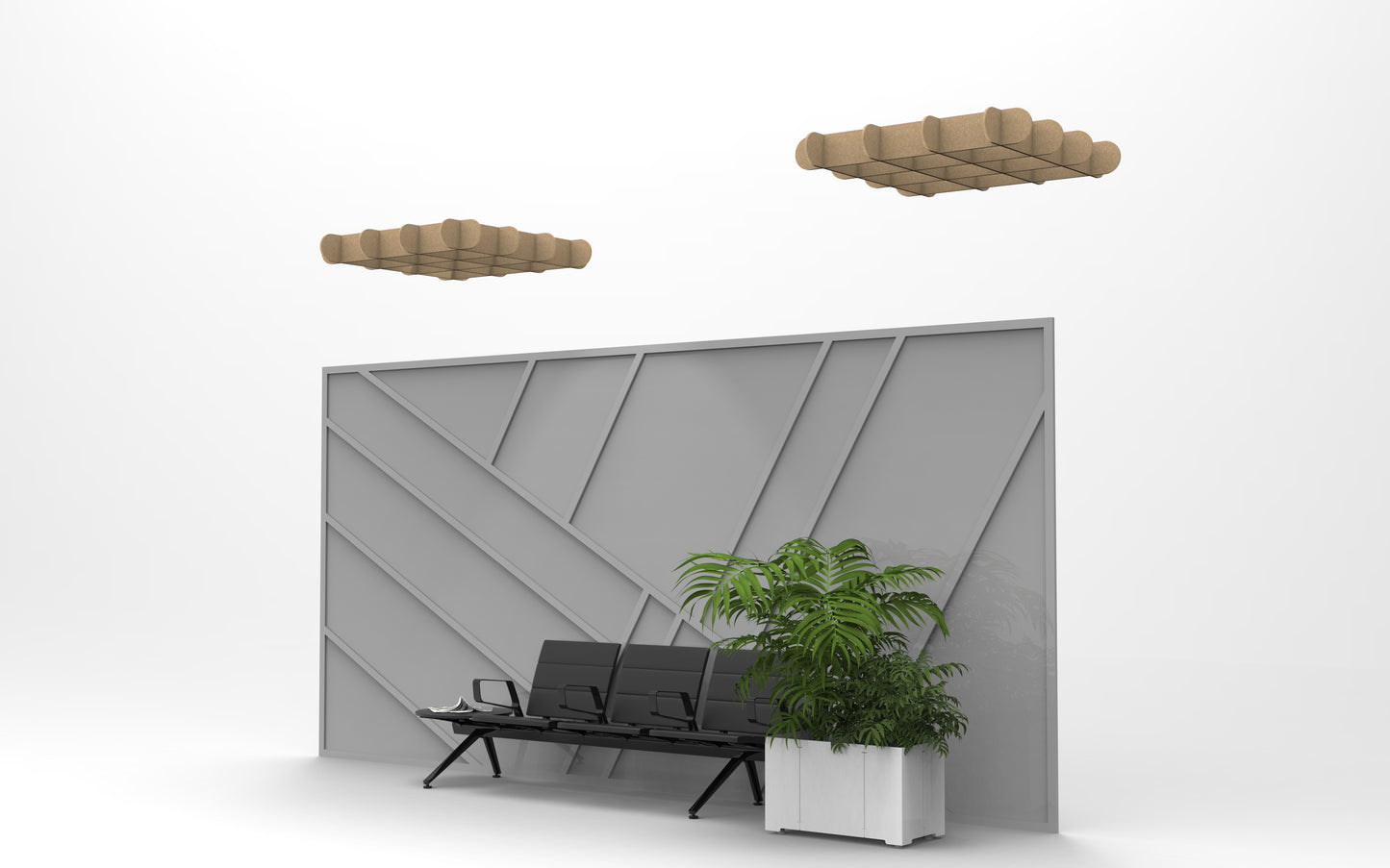 Acoustic Grid 6" High x 4'x4'