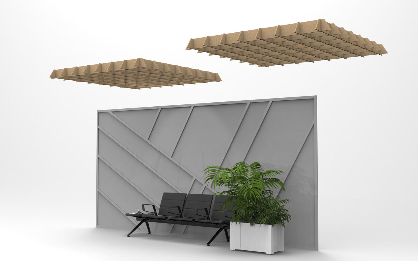 Acoustic Grid 6" High x 8'x8'