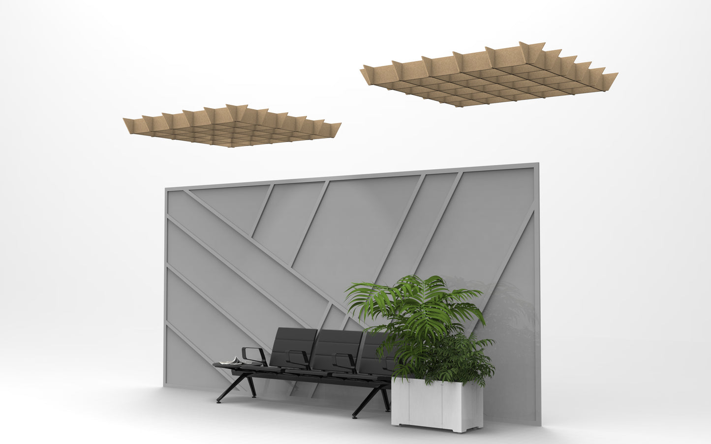 Acoustic Grid 6" High x 6'x6'