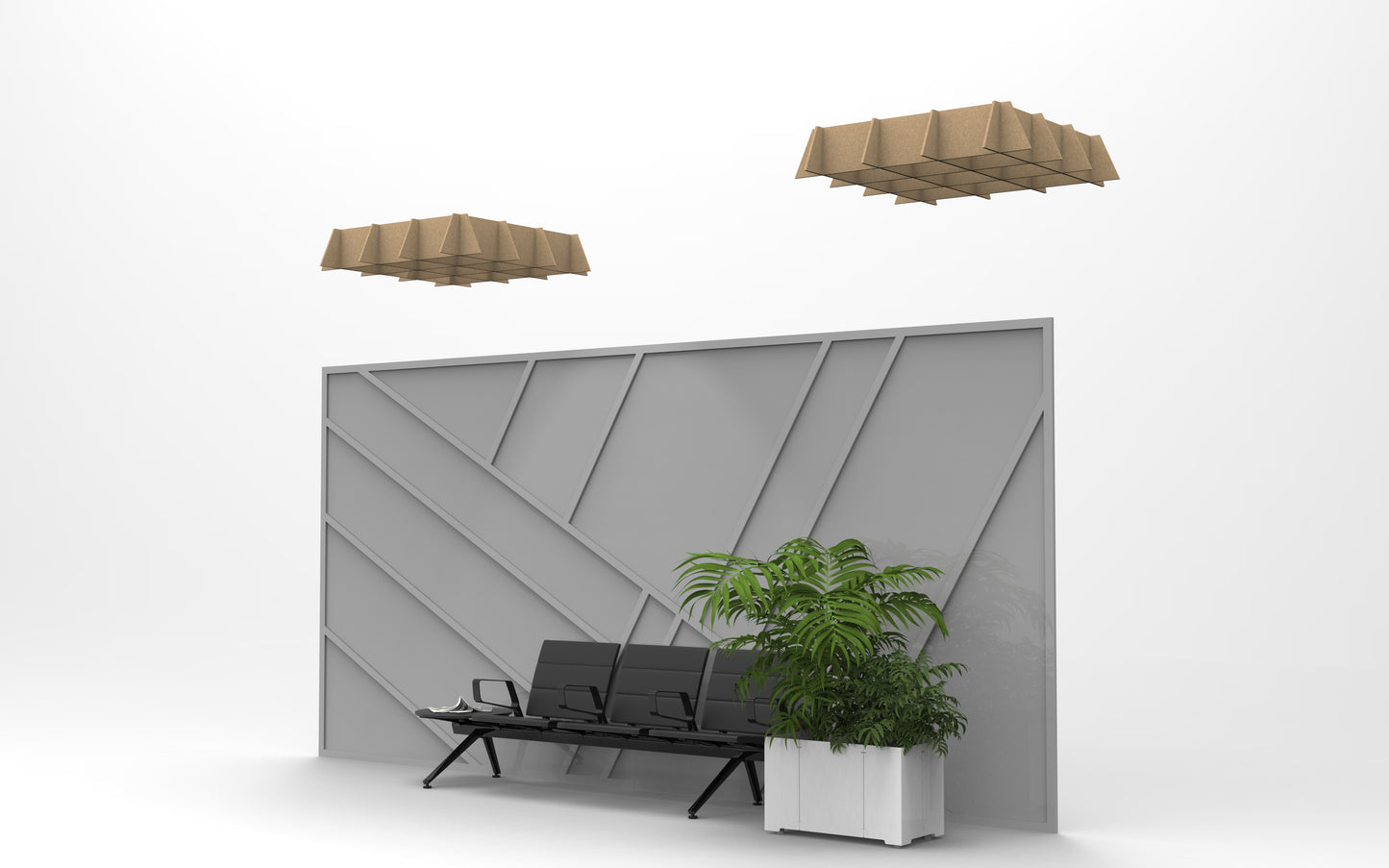 Acoustic Grid 9" High x 4'x4'