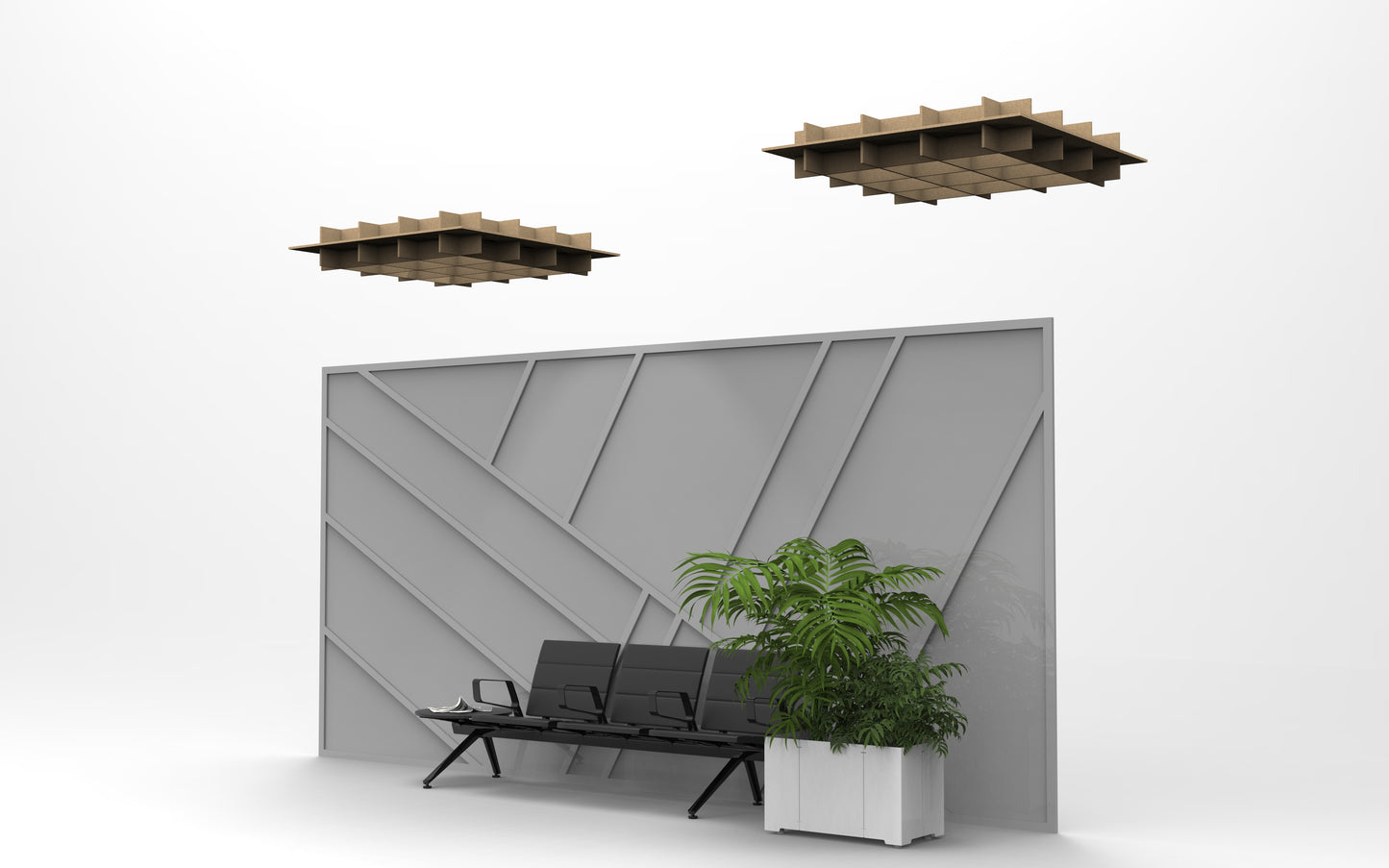 Acoustic Grid 9" High x 4'x4'