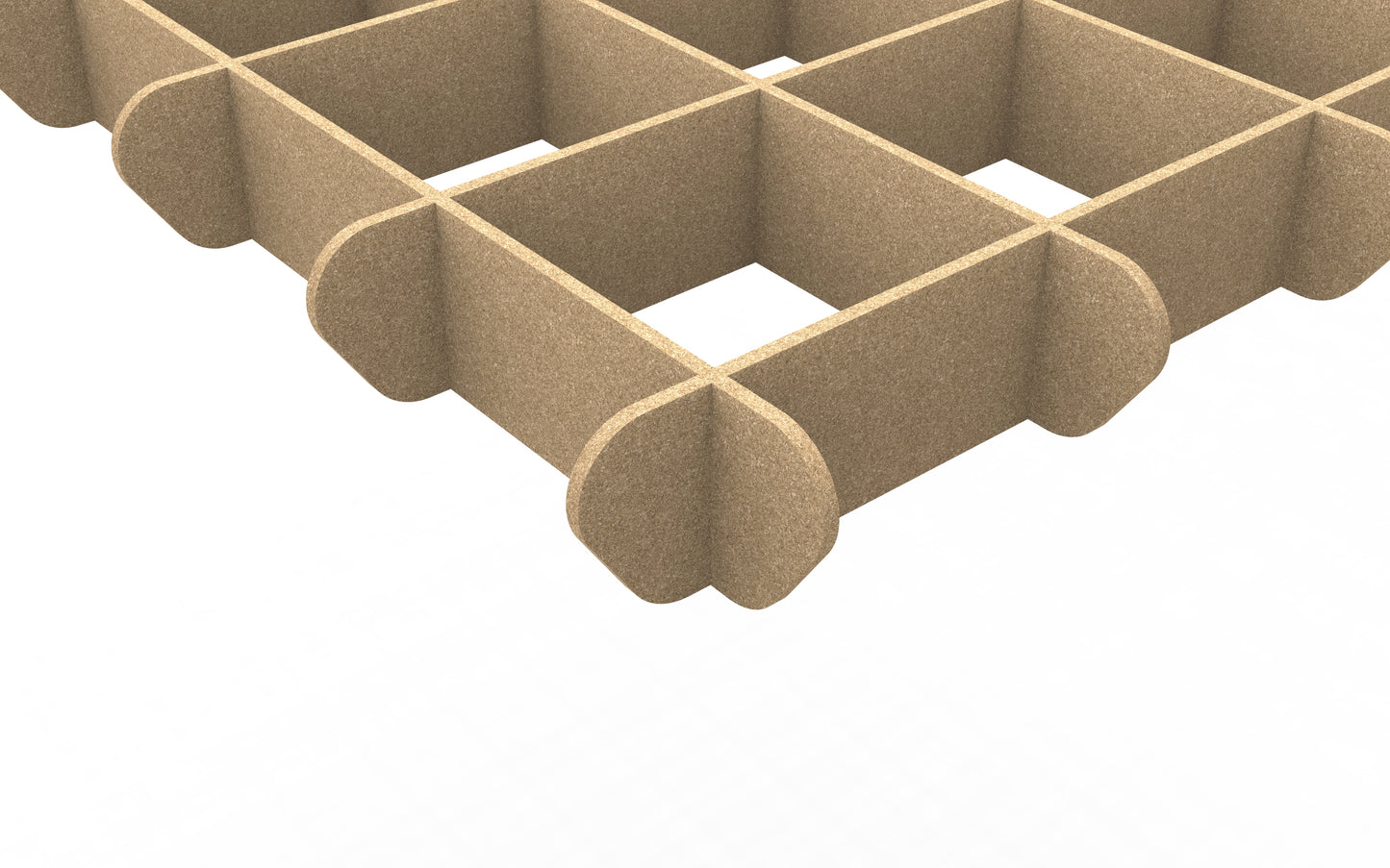 Grid Cloud Edge Profile 6" High