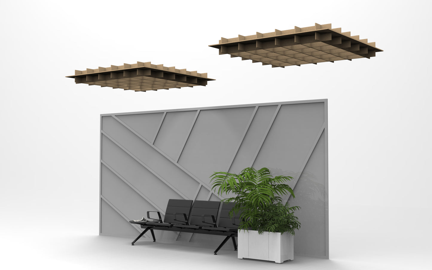 Acoustic Grid 9" High x 6'x6'