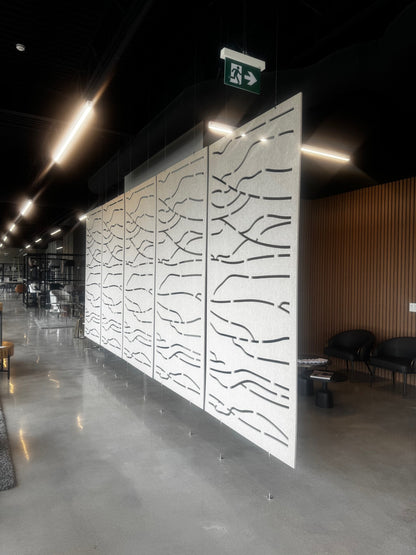 4x8 Acoustic Room Divider - Melting Horizon