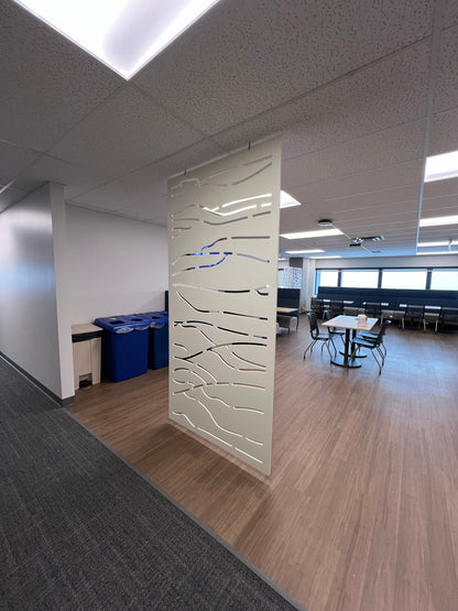 4x8 Acoustic Room Divider - Symmetrical Circles