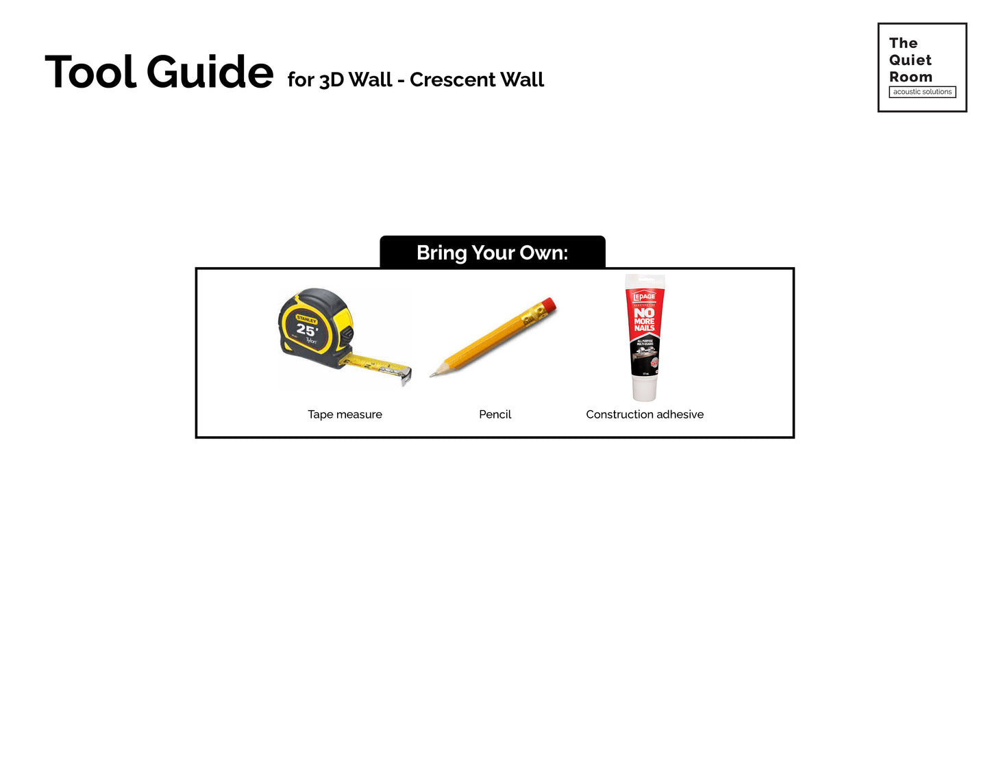 Acoustic 3D Wall Panel - Crescent Wall