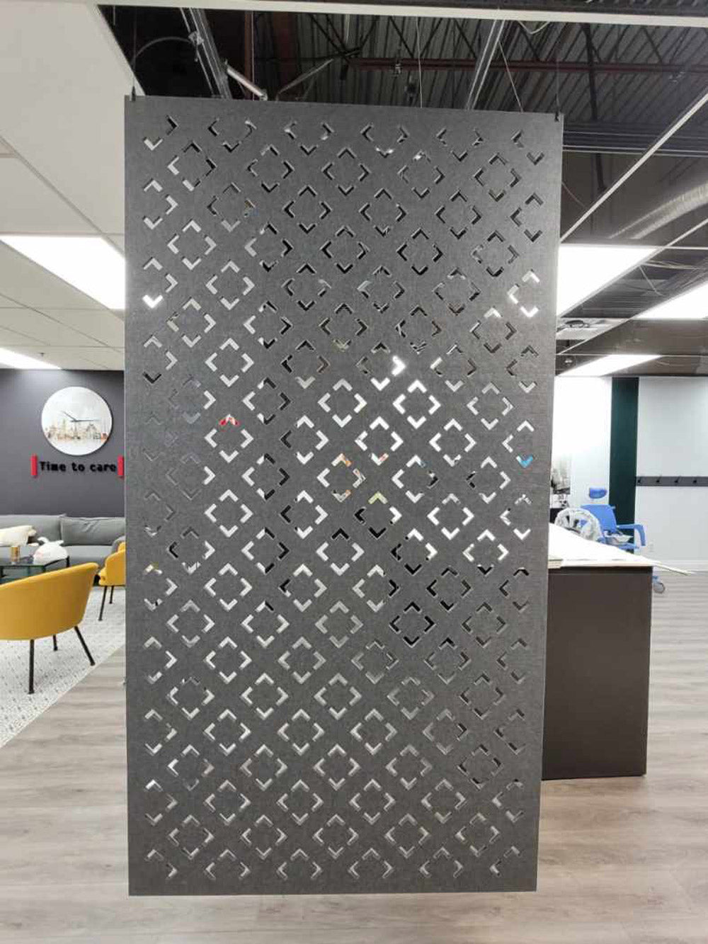 4x8 Acoustic Room Divider - Symmetrical Circles