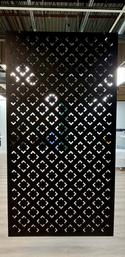 4x8 Acoustic Room Divider - Symmetrical Circles