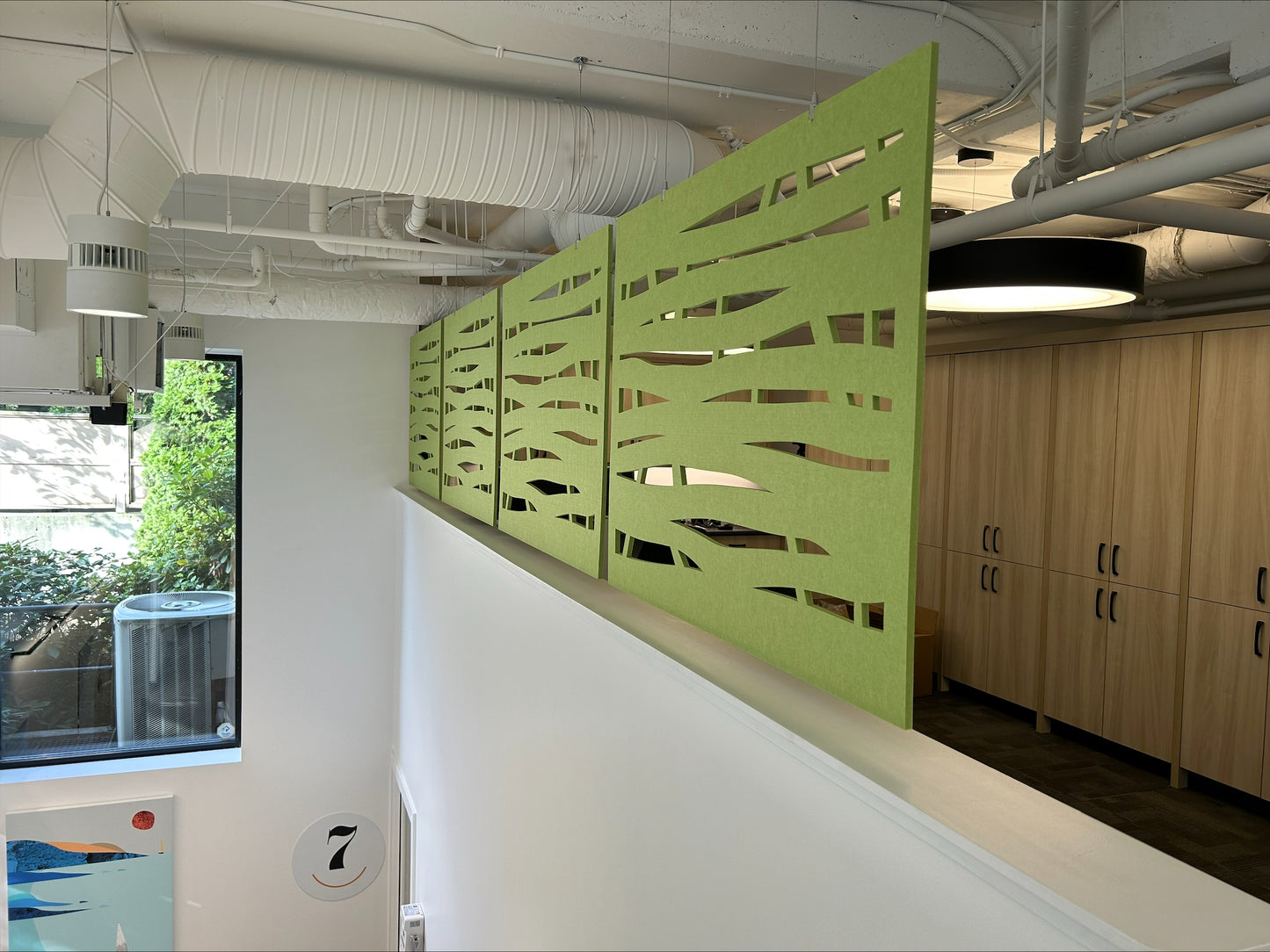 4x8 Acoustic Room Divider - Melting Horizon