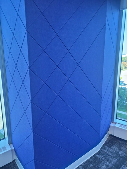 4x8 Acoustic Wall Covering - Beveled Rectangles