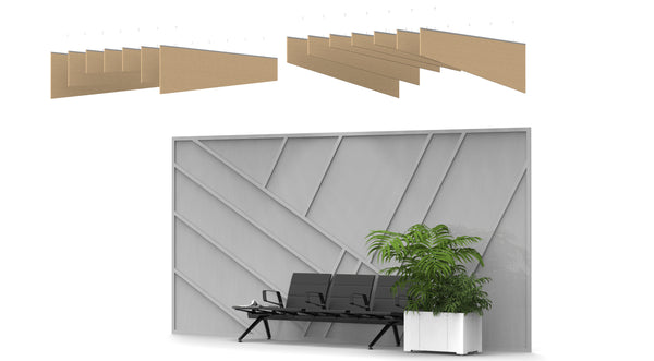 Acoustic Single Baffle - Slanted – The Quiet Room USA Inc.
